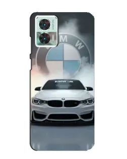 Чохол для Motorola Edge 30 Neo з картинкою «BMW в білому диму» Чохол для Motorola Edge 30 Neo з картинкою «BMW в білому диму»