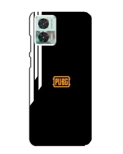 Чехол для Motorola Edge 30 Neo с картинкой «PUBG — вертикальные линии»