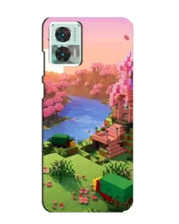Чехол для Motorola Edge 30 Neo с картинкой «Розовое дерево Minecraft» Чехол для Motorola Edge 30 Neo с картинкой «Розовое дерево Minecraft»
