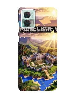 Чехол для Motorola Edge 30 Neo с картинкой «Minecraft панорама» Чехол для Motorola Edge 30 Neo с картинкой «Minecraft панорама»