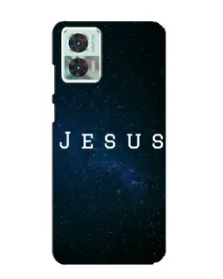 Чехол для Motorola Edge 30 Neo с картинкой «Звездное небо Jesus»