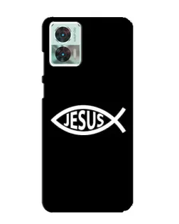 Чехол для Motorola Edge 30 Neo с картинкой «Классический Jesus»