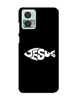 Чехол для Motorola Edge 30 Neo с картинкой «Рыба Jesus» Чехол для Motorola Edge 30 Neo с картинкой «Рыба Jesus»