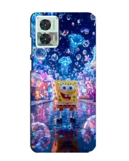 Чехол для Motorola Edge 30 Neo с картинкой «Неоновый океан»
