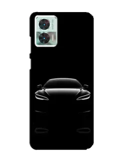 Чохол для Motorola Edge 30 Neo з картинкою «Силует Tesla Night» Чохол для Motorola Edge 30 Neo з картинкою «Силует Tesla Night»