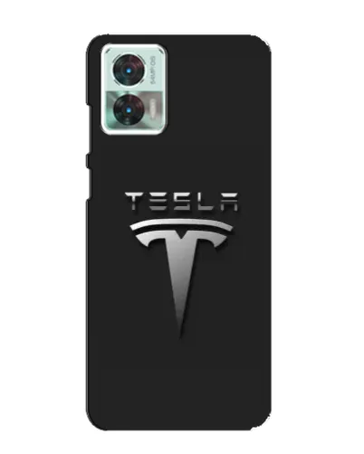 Чохол для Motorola Edge 30 Neo з картинкою «Сталевий логотип Tesla» Чохол для Motorola Edge 30 Neo з картинкою «Сталевий логотип Tesla»