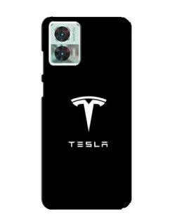 Чохол для Motorola Edge 30 Neo з картинкою «Tesla White Logo» Чохол для Motorola Edge 30 Neo з картинкою «Tesla White Logo»