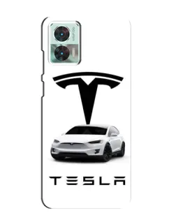 Чохол для Motorola Edge 30 Neo з картинкою «Tesla White Style» Чохол для Motorola Edge 30 Neo з картинкою «Tesla White Style»