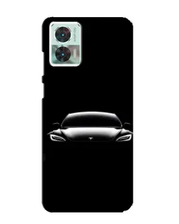 Чохол для Motorola Edge 30 Neo з картинкою «Фари Tesla Night» Чохол для Motorola Edge 30 Neo з картинкою «Фари Tesla Night»