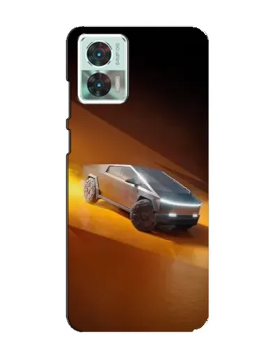 Чохол для Motorola Edge 30 Neo з картинкою «Cybertruck у пустелі» Чохол для Motorola Edge 30 Neo з картинкою «Cybertruck у пустелі»