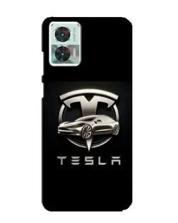 Чохол для Motorola Edge 30 Neo з картинкою «Tesla — срібне авто» Чохол для Motorola Edge 30 Neo з картинкою «Tesla — срібне авто»