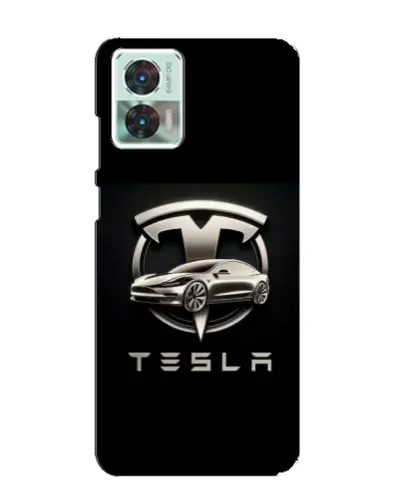 Чохол для Motorola Edge 30 Neo з картинкою «Tesla — срібне авто» Чохол для Motorola Edge 30 Neo з картинкою «Tesla — срібне авто»