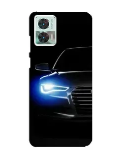 Чохол для Motorola Edge 30 Neo з картинкою «Неоновий погляд Audi» Чохол для Motorola Edge 30 Neo з картинкою «Неоновий погляд Audi»