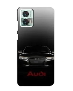 Чохол для Motorola Edge 30 Neo з картинкою «Audi — градієнтний контур» Чохол для Motorola Edge 30 Neo з картинкою «Audi — градієнтний контур»