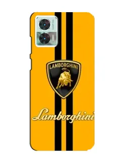 Чохол для Motorola Edge 30 Neo з картинкою «Lamborghini Stripe жовтий» Чохол для Motorola Edge 30 Neo з картинкою «Lamborghini Stripe жовтий»