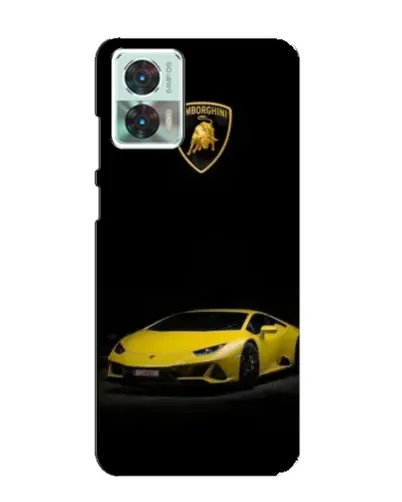 Чохол для Motorola Edge 30 Neo з картинкою «Lamborghini жовтий акцент» Чохол для Motorola Edge 30 Neo з картинкою «Lamborghini жовтий акцент»