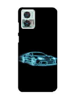 Чохол для Motorola Edge 30 Neo з картинкою «Неоновий контур Lamborghini» Чохол для Motorola Edge 30 Neo з картинкою «Неоновий контур Lamborghini»