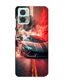 Чохол для Motorola Edge 30 Neo з картинкою «Lamborghini червоний дим» Чохол для Motorola Edge 30 Neo з картинкою «Lamborghini червоний дим»