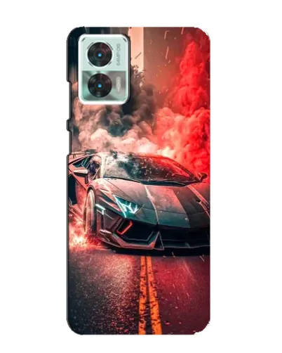 Чохол для Motorola Edge 30 Neo з картинкою «Lamborghini червоний дим» Чохол для Motorola Edge 30 Neo з картинкою «Lamborghini червоний дим»