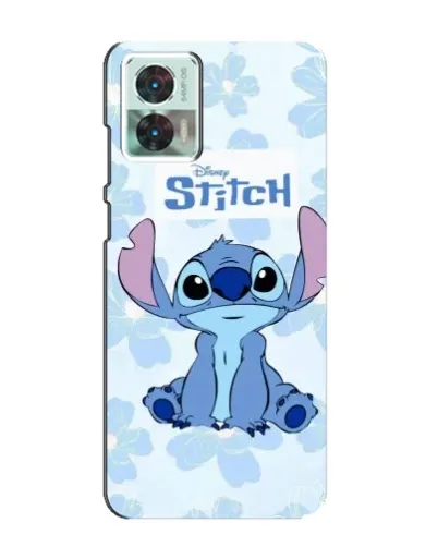 Чехол для Motorola Edge 30 Neo с картинкой «Stitch среди цветов» Чехол для Motorola Edge 30 Neo с картинкой «Stitch среди цветов»