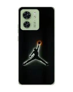 Чехол для Motorola Edge 40 с картинкой «Jordan Gradient Logo»