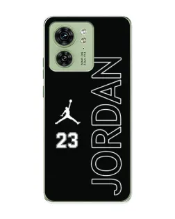 Чехол для Motorola Edge 40 с картинкой «Jordan Vertical»