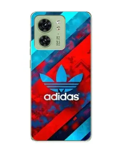 Чехол для Motorola Edge 40 с картинкой «Абстракция Adidas»