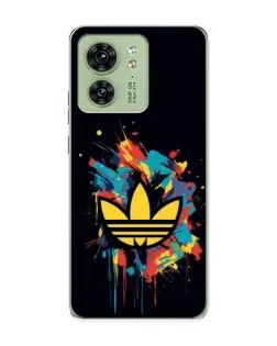 Чехол для Motorola Edge 40 с картинкой «Adidas Splash»