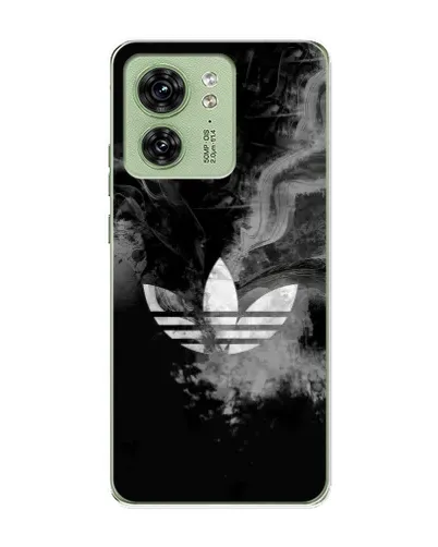 Чохол для Motorola Edge 40 з картинкою «Абстрактний дим Adidas»