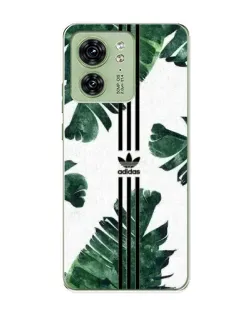 Чохол для Motorola Edge 40 з картинкою «Пальмове листя адідас»