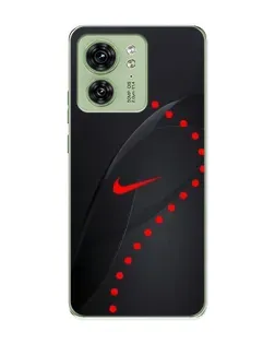 Чехол для Motorola Edge 40 с картинкой «Абстрактный дизайн Nike»