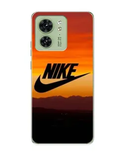 Чехол для Motorola Edge 40 с картинкой «Nike — вечерний горизонт»