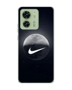 Чехол для Motorola Edge 40 с картинкой «Nike в стиле граффити»