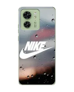 Чехол для Motorola Edge 40 с картинкой «Nike в стиле ретро»