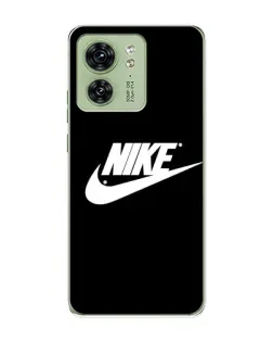 Чехол для Motorola Edge 40 с картинкой «Мазки краски Nike»