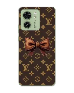 Чехол для Motorola Edge 40 с картинкой «LV с бантом» Чехол для Motorola Edge 40 с картинкой «LV с бантом»