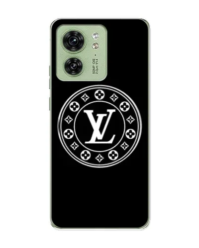 Чехол для Motorola Edge 40 с картинкой «LV — печать стиля»