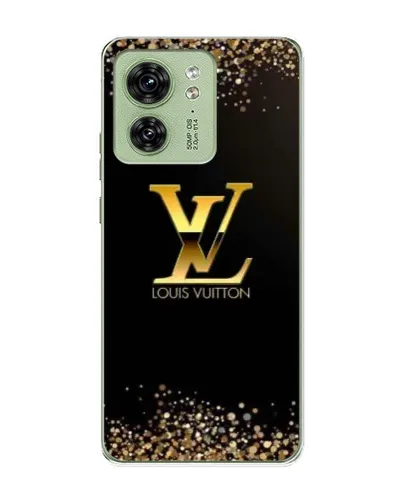 Чехол для Motorola Edge 40 с картинкой «LV — золотые искры»