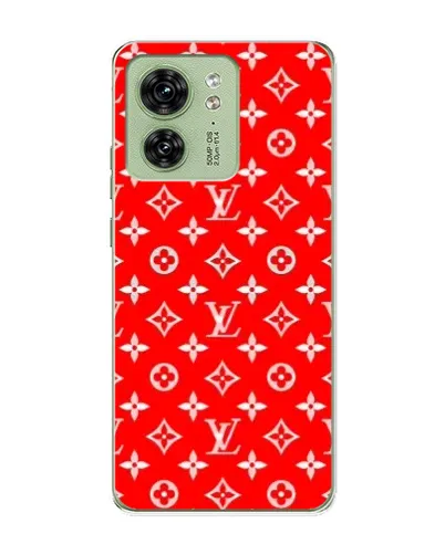 Чехол для Motorola Edge 40 с картинкой «Яркий паттерн LV»