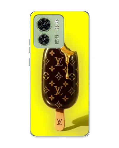 Чехол для Motorola Edge 40 с картинкой «Мороженое от LV»