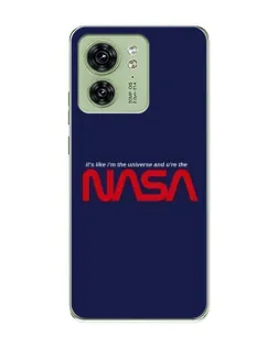 Чехол для Motorola Edge 40 с картинкой «NASA — глубокий космос»