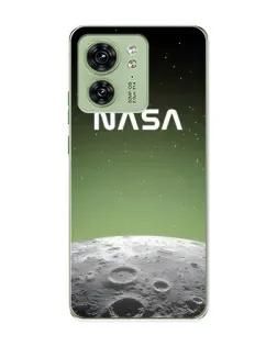 Чехол для Motorola Edge 40 с картинкой «NASA — лунный градиент»