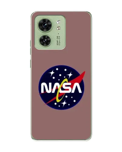 Чехол для Motorola Edge 40 с картинкой «NASA — ретро космос»