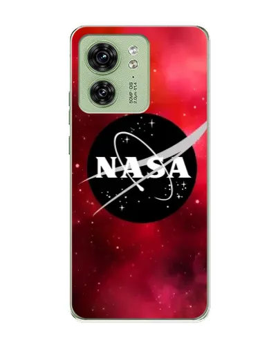 Чехол для Motorola Edge 40 с картинкой «NASA — красная туманность»