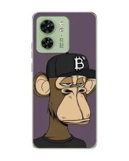 Чехол для Motorola Edge 40 с картинкой «Bored Ape в кепке» Чехол для Motorola Edge 40 с картинкой «Bored Ape в кепке»