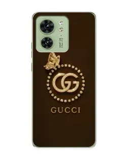 Чехол для Motorola Edge 40 с картинкой «Gucci — золотая бабочка» Чехол для Motorola Edge 40 с картинкой «Gucci — золотая бабочка»