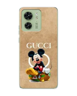 Чехол для Motorola Edge 40 с картинкой «Микки Маус Gucci — крафт» Чехол для Motorola Edge 40 с картинкой «Микки Маус Gucci — крафт»
