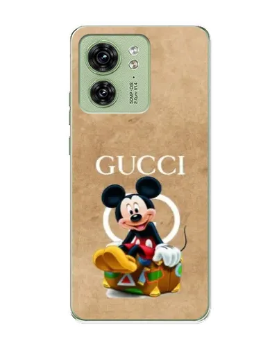 Чехол для Motorola Edge 40 с картинкой «Микки Маус Gucci — крафт» Чехол для Motorola Edge 40 с картинкой «Микки Маус Gucci — крафт»