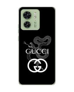 Чехол для Motorola Edge 40 с картинкой «Gucci — серебряная змея» Чехол для Motorola Edge 40 с картинкой «Gucci — серебряная змея»