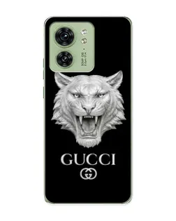 Чехол для Motorola Edge 40 с картинкой «Gucci — серебряный лев» Чехол для Motorola Edge 40 с картинкой «Gucci — серебряный лев»